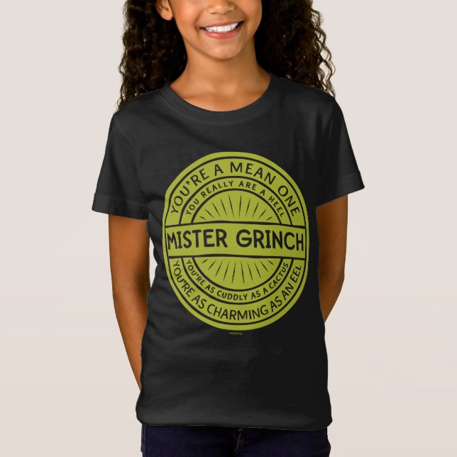 Camiseta Eres un miserable Mister Grinch (Anverso)