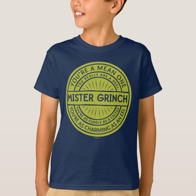 Camiseta Eres un miserable Mister Grinch (Anverso)