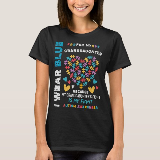Camiseta ¿Eres un orgulloso abuelo de autismo? Esto es lo q (Anverso)