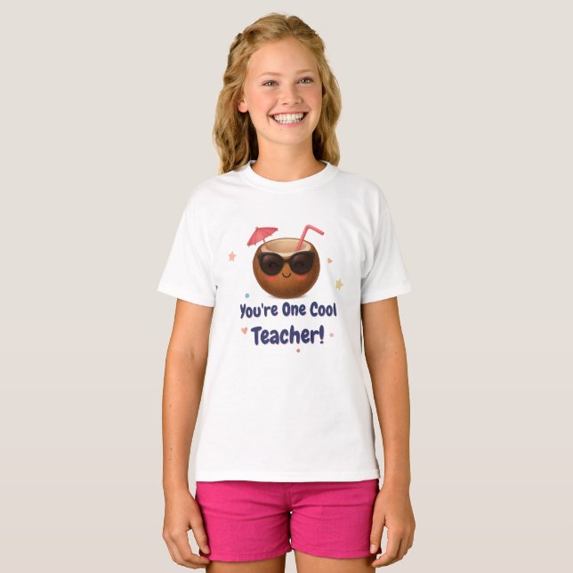 Camiseta Eres un profesor de Guay - Chicas Cute Coconut T-S (Anverso completo)
