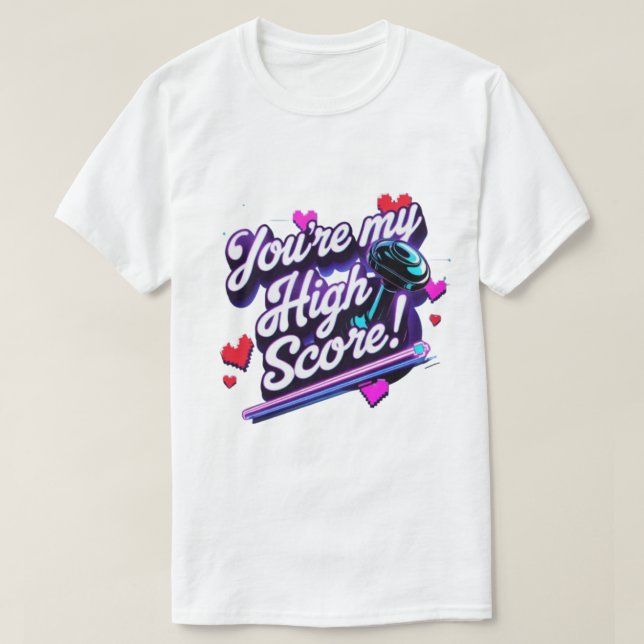 Camiseta eres un T-Shirt de alta puntuación (Diseño del anverso)