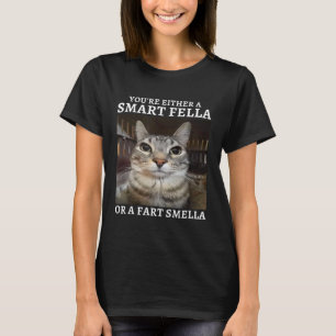 Camiseta Eres un tipo inteligente o un hediondo divertido