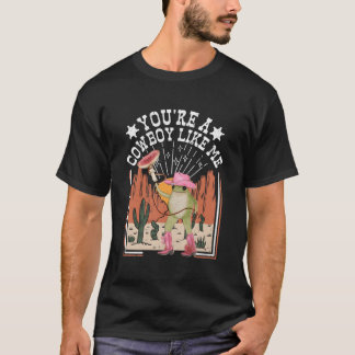 Camiseta Eres Un Vaquero Como Yo Un Gorra De Vaquero Rosa R