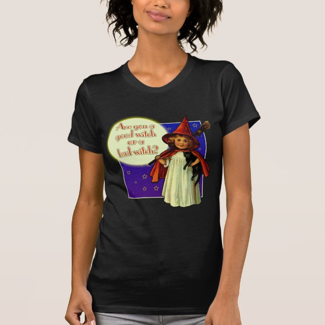Camiseta ¿Eres una buena bruja? (Anverso)