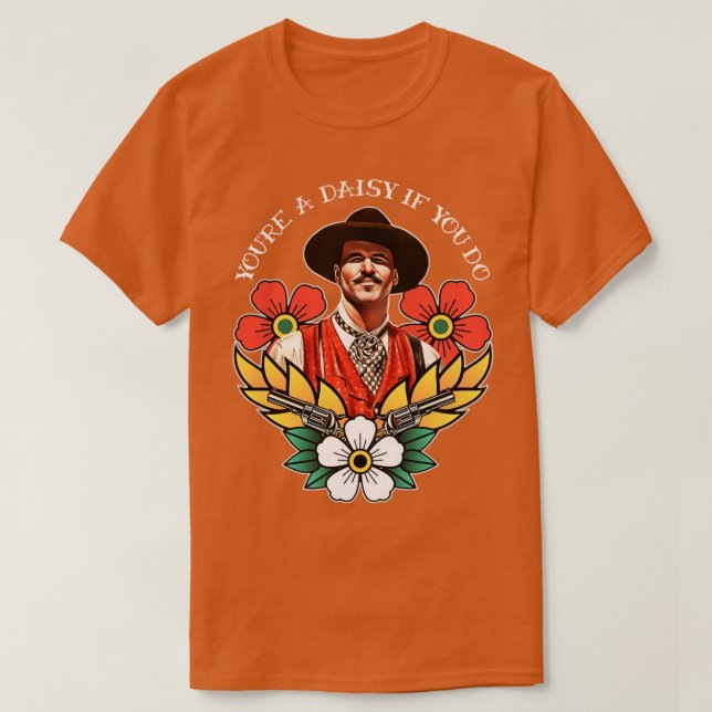 Camiseta Eres una margarita si lo haces (Diseño del anverso)