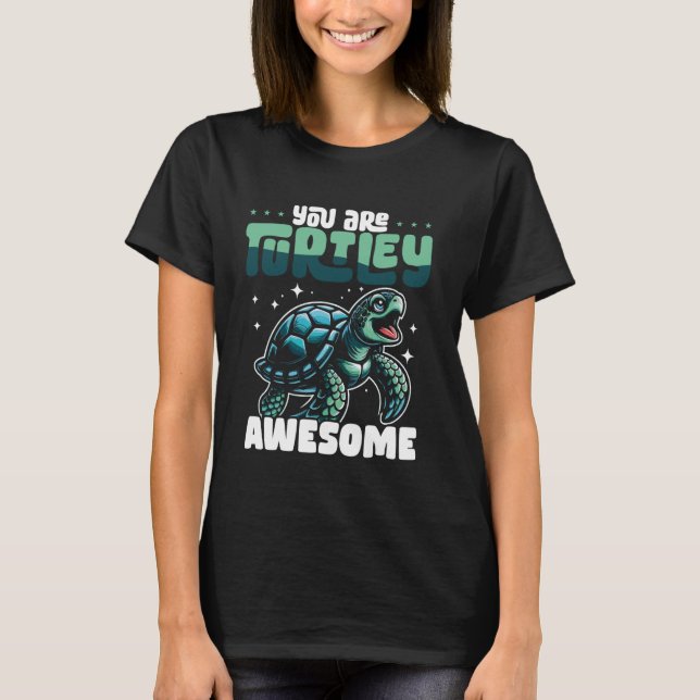 Camiseta Eres Una Turbísima Tortuga Marítima (Anverso)
