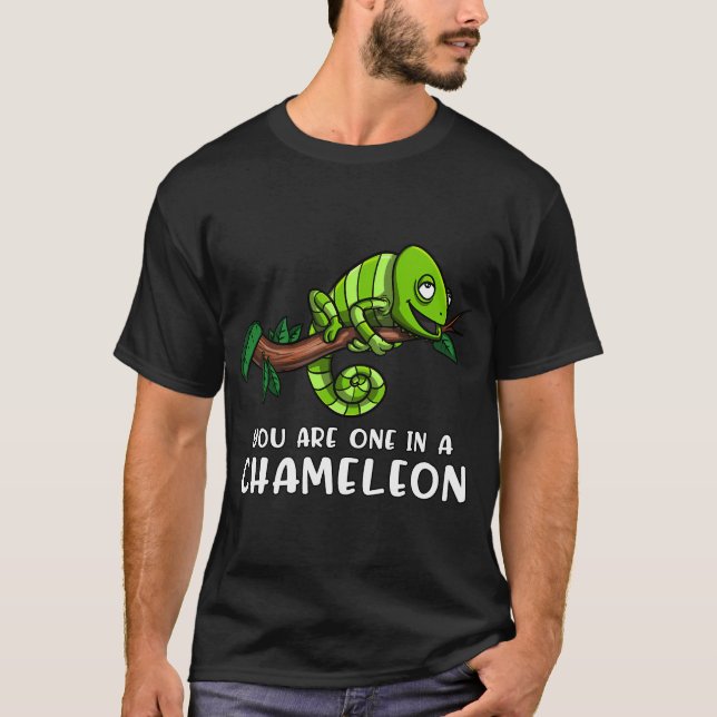 Camiseta Eres Uno En Un Camaleón (Anverso)