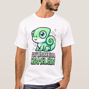 Camiseta ¡Eres uno en un camaleón! Cute Chameleon Pun