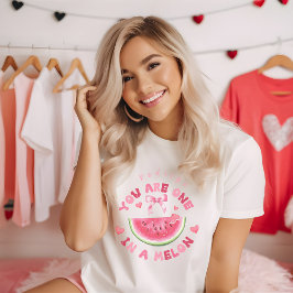 Camiseta "Eres uno en un melón" Personalizado de San Valent
