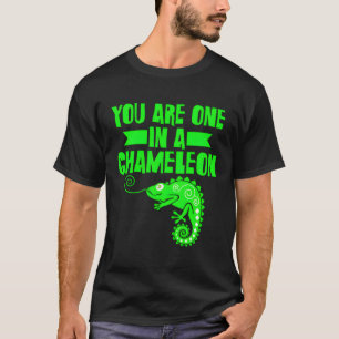 Camiseta Eres Uno En Un Pun De Chameleon