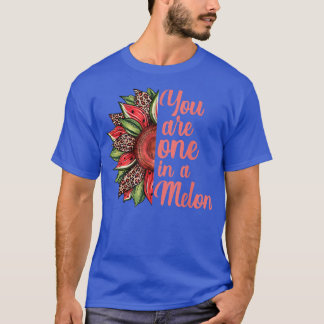Camiseta Eres Uno En Un Tópico De Sunflower De Melón De Mel