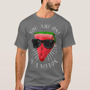 Camiseta Eres Uno En Una Pieza De Melón De Melón Con Sungl