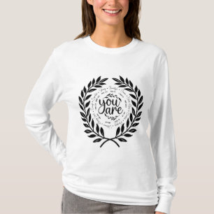 Camiseta "Eres" versos religiosos Inspiradores de la Biblia