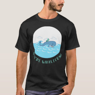 Camiseta Eres Whalecome biología marina peces animales mari