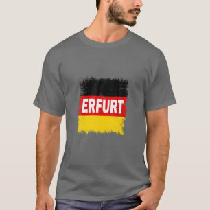 Camiseta Erfurt - Alemania Con Bandera Alemana