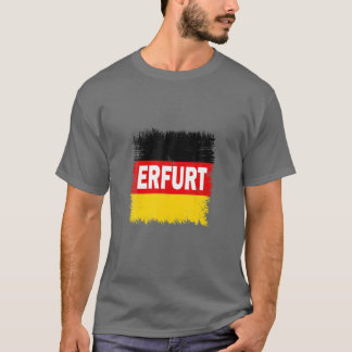 Camiseta Erfurt - Alemania Con Bandera Alemana