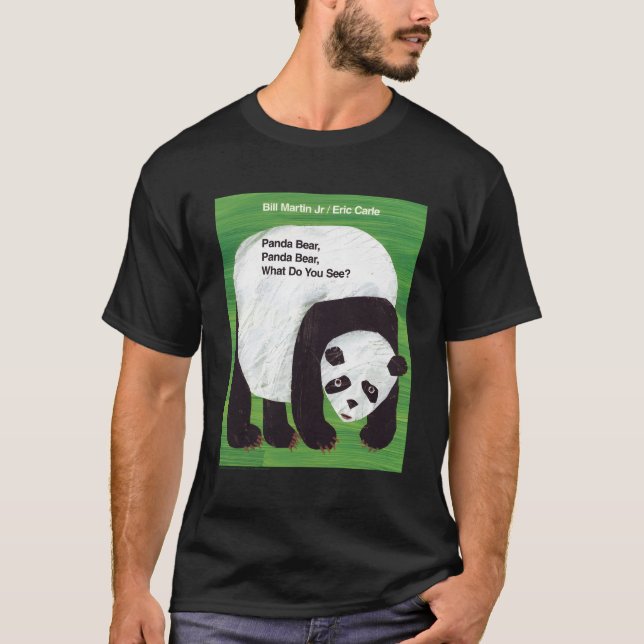 Camiseta Eric Carle Panda Bear Panda Bear W Ves Libro (Anverso)