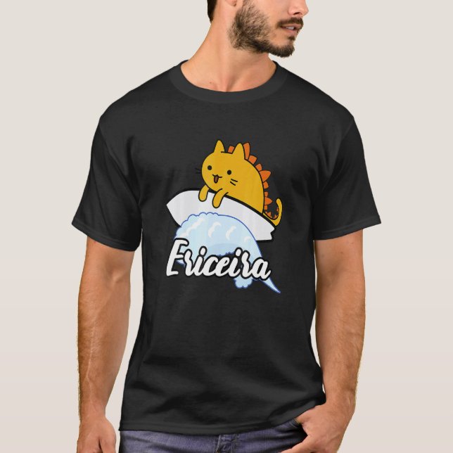 Camiseta Ericeira Surf  Catzilla Surfista (Anverso)