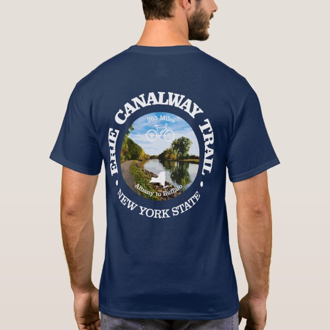 Camiseta Erie Canalway Trail (ciclismo c) (Reverso)