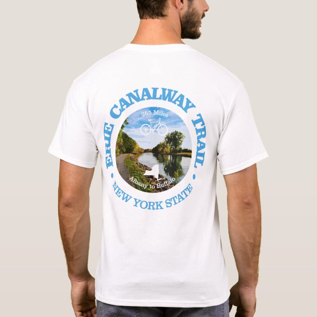 Camiseta Erie Canalway Trail (ciclismo c) (Reverso)