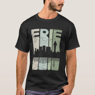 Camiseta Erie Vintage Erie Pensilvania Retro Erie horizonte