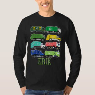 Camiseta Erik Camión de Basura Para Niños Coleccionista Eco