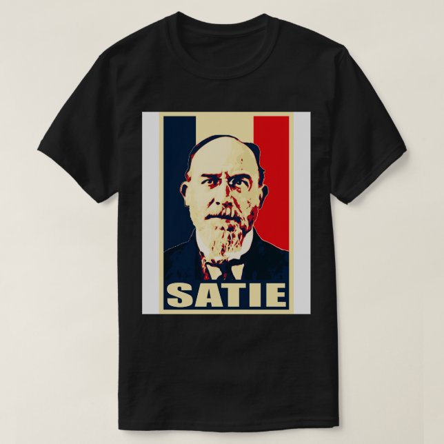 Camiseta Erik Satie French 1 (Diseño del anverso)