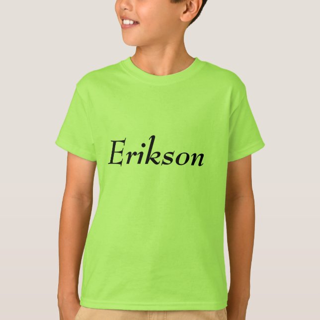 Camiseta Erikson, orgulloso residente en San José. (Anverso)