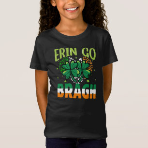 Camiseta -Erin Go Bragh Diseño de trébol del Día de San Pat