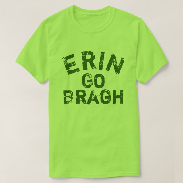 Camiseta Erin go Bragh Ireland Forever (Diseño del anverso)