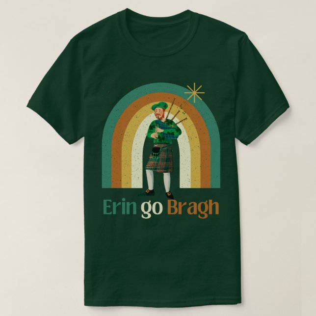 Camiseta Erin Go Bragh "Irlanda para siempre" (Diseño del anverso)