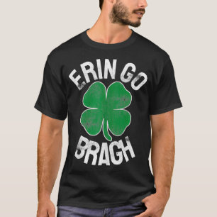 Camiseta Erin Go Bragh St Patricks Day Shamrock Irish Men W