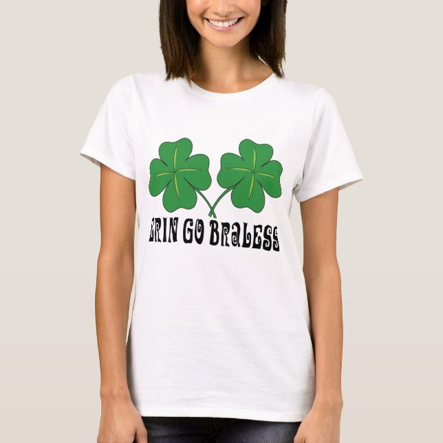 Camiseta Erin va Braless (Anverso)