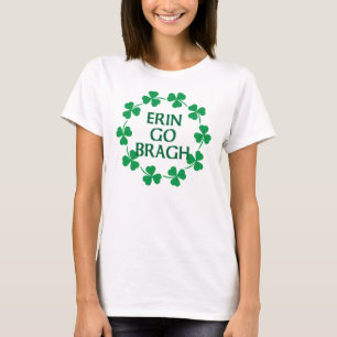 Camiseta Erin va círculo de Bragh de tréboles