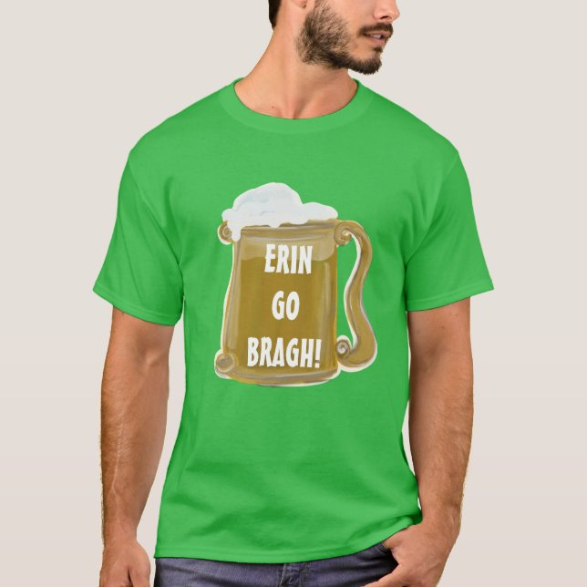 CAMISETA ¡ERIN VAMOS BRAGH! CERVEZA (Anverso)