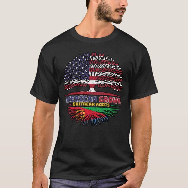 Camiseta Eritrea Eritrea Eritrea EE.UU. EE.UU. (Anverso)