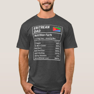 Camiseta Eritrea: Los hechos de nutrición de papá eritreo