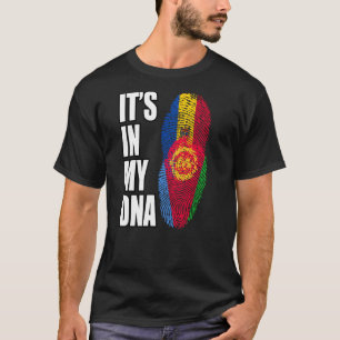 Camiseta Eritrea Y Moldova Mezclan Bandera Del Patrimonio D