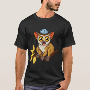 Camiseta Erizo Bebé Dulce Sosteniendo Flor de Diente de Leó