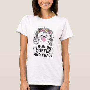 Camiseta Erizo Café y Caos