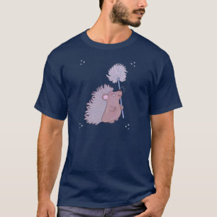 Camiseta Erizo con Diente de León Encantadora Naturaleza