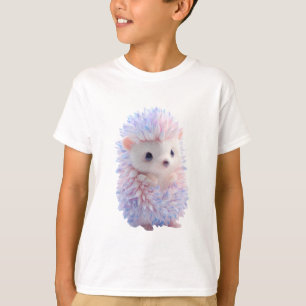 Camiseta Erizo de Algodón de Azúcar Soñador Pastel para Niñ