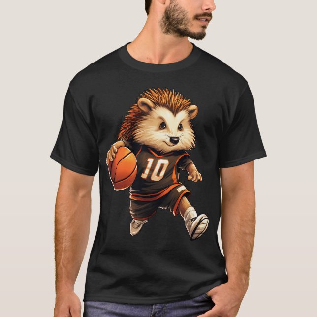 Camiseta Erizo de Baloncesto (Anverso)