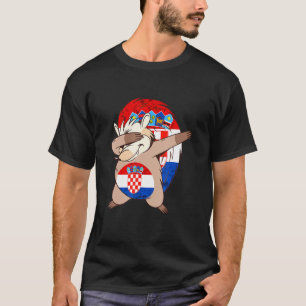 Camiseta Erizo de Croacia Equipo de Fútbol Croata Bandera d