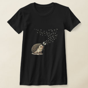 Camiseta Erizo de "Deseo concedido" soplando diente de león