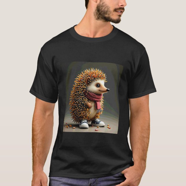Camiseta Erizo de Fantasía Agujas Afiladas (Anverso)