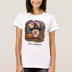 Camiseta Erizo de Halloween Bruja