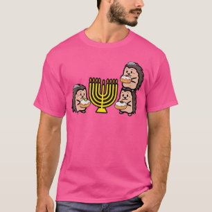 Camiseta Erizo de Janucá judío hombres mujeres niños 