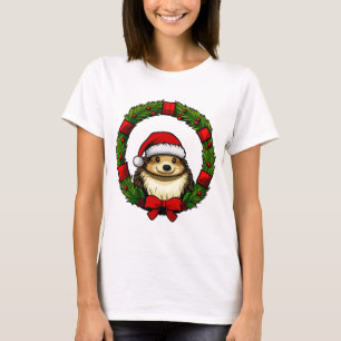 Camiseta Erizo de Navidad