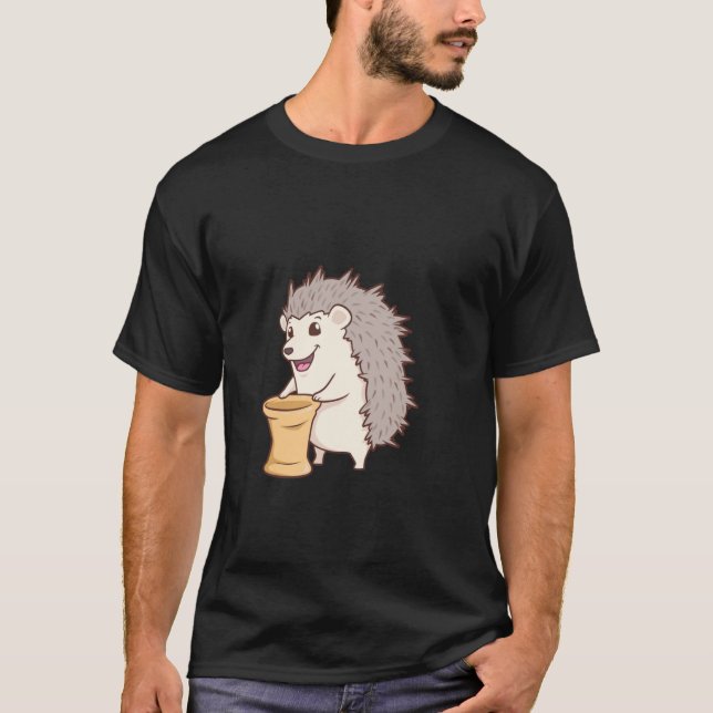 Camiseta Erizo en alfarería (Anverso)